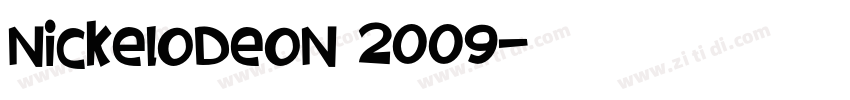 nickelodeon 2009字体转换
